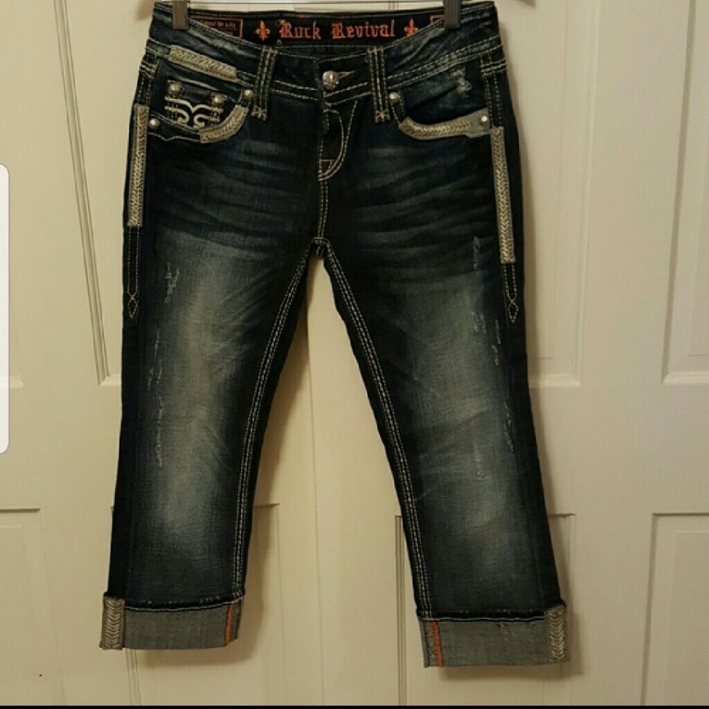 Rock Revival Capris